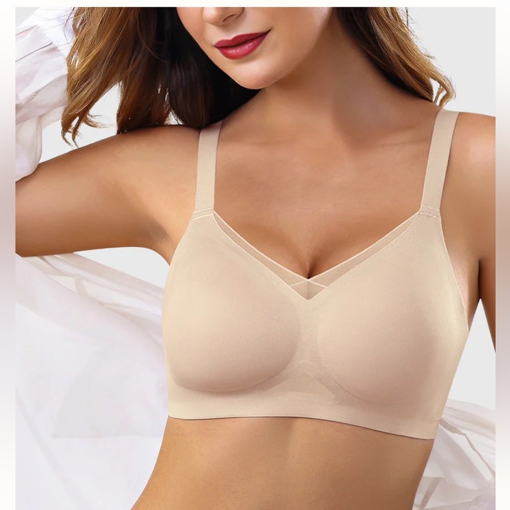 New! As Fairy 3X beige lightly padded mesh bra . - Picture 5 of 9